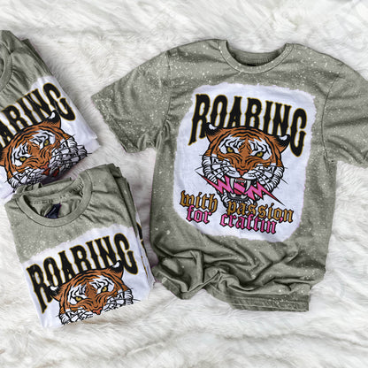 Roaring with passion for craftin' Sublimation PNG, Digital Download, Printable Crafter, DIY Craft Design