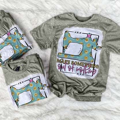 Make Something out of nothing Sublimation PNG, Digital Download, Printable Crafter, Vibrant, DIY Craft Design