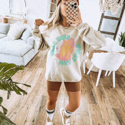 Pray More Worry Less Sublimation PNG, Digital Download, Printable Christian, Faith-Based Art