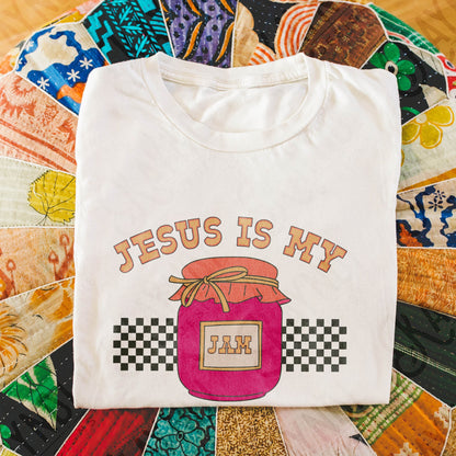 Jesus is my Jam Sublimation PNG, Digital Download, Printable Christian, Faith Based Art, DIY Craft Design