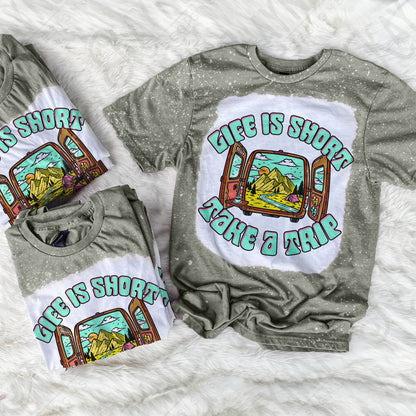 Life is short take a trip Sublimation PNG, Digital Download, Printable Travel, Mountain,