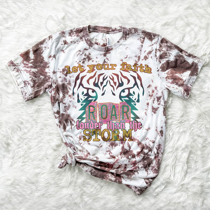 Let your faith roar louder than the storm Sublimation PNG, Digital Download, Printable Christian, Faith Based Art