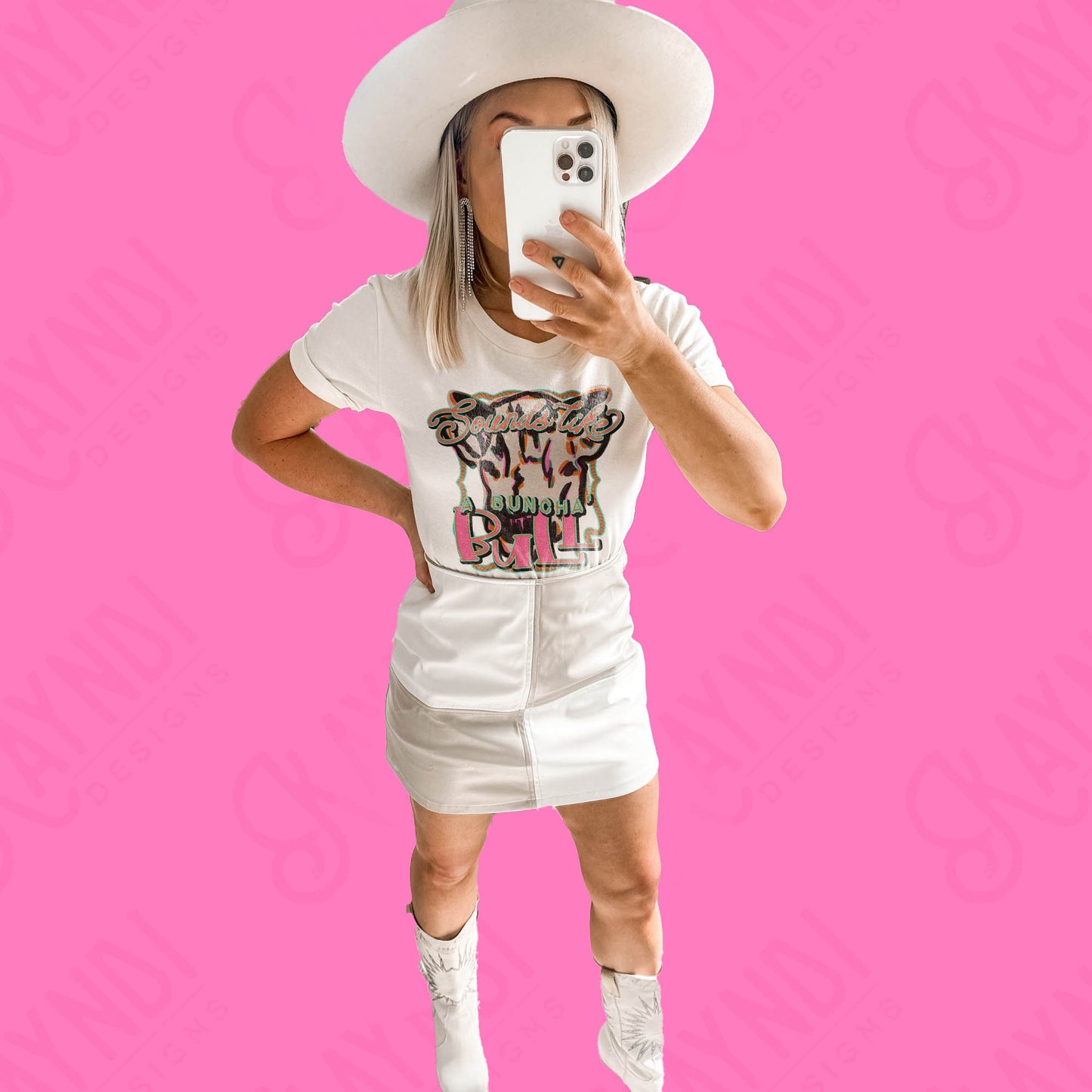 Sounds Like a Buncha Bull Sublimation Design PNG Digital Download Printable
