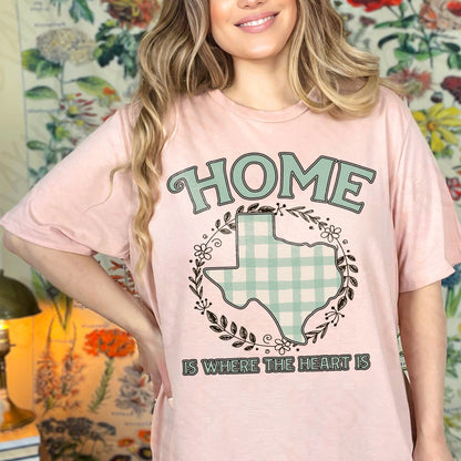 Home is Where the Heart is Custom State Sublimation PNG, Digital Download, Printable Country, State-Based Art, Vibrant, DIY Craft Design