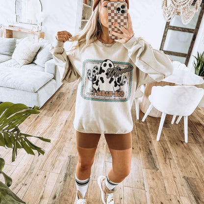 Mooooo ... I Mean Boo Sublimation Design PNG Digital Download Printable Cowprint Fall CactusAutumn Fall Halloween