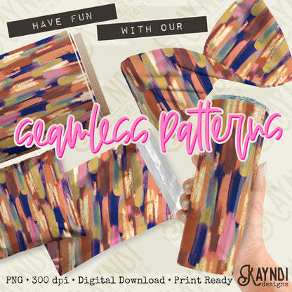 Brushstrokes 2 Seamless Sparkle Pattern Sublimation Design PNG Digital Download Printable Seamless Paper Brush