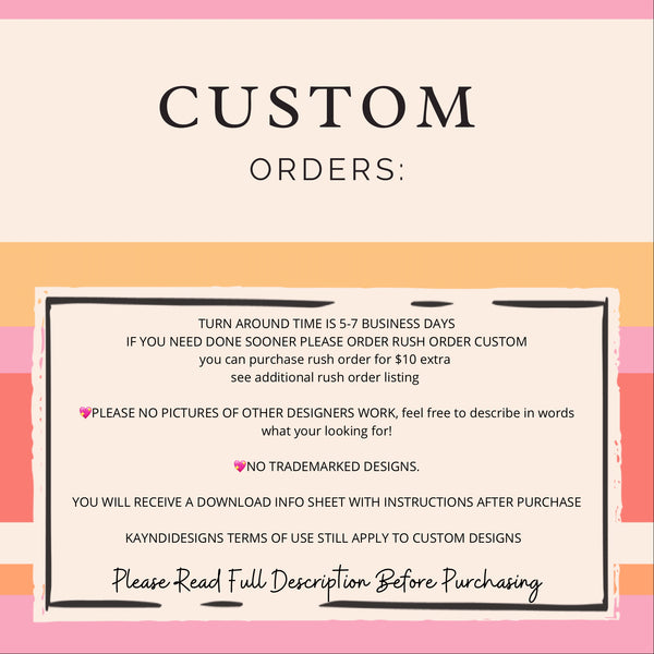 Custom Exclusive Sublimation Design PNG Digital Download Printable