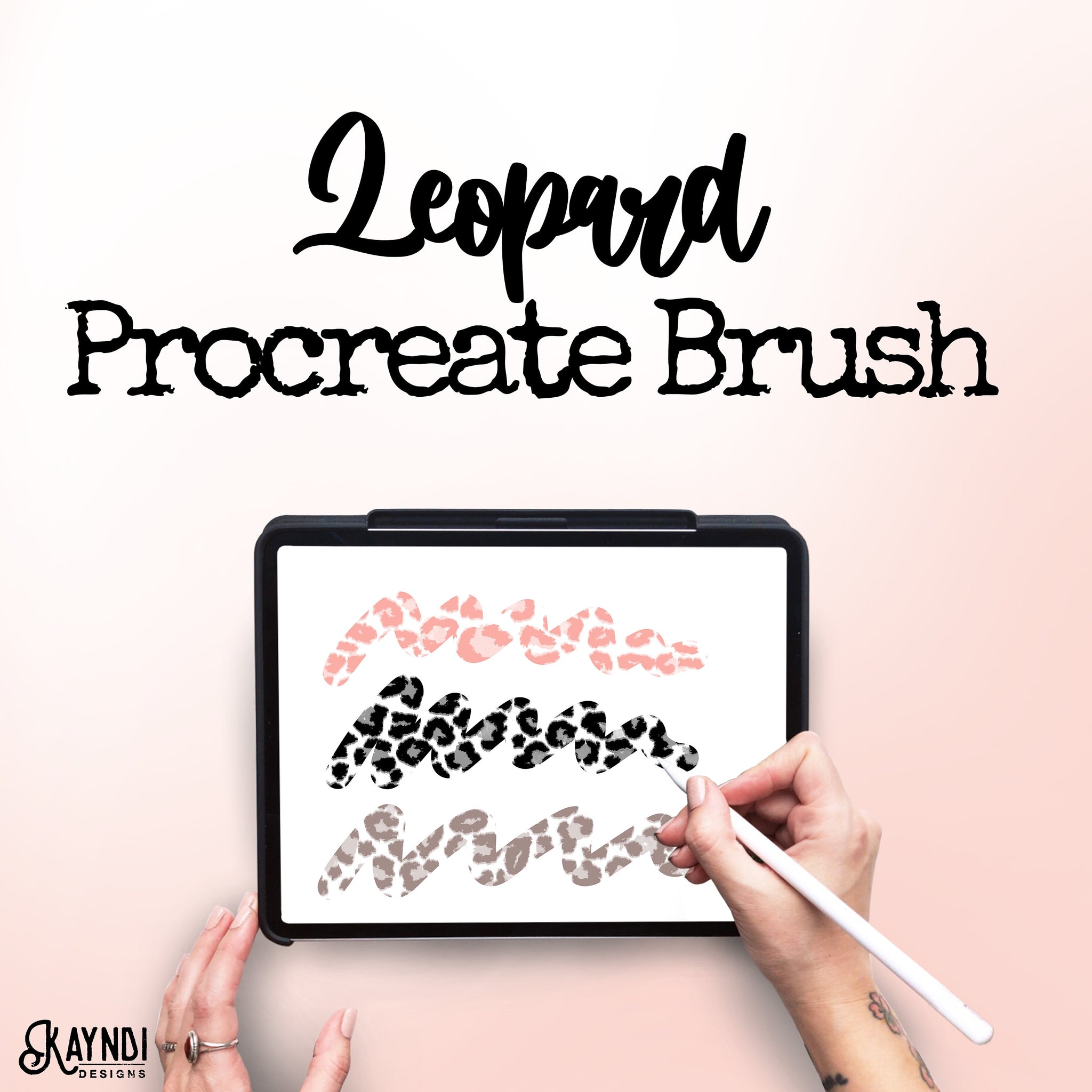 Leopard Procreate Brush - Cheetah iPad Design Clipart Brush Stamp