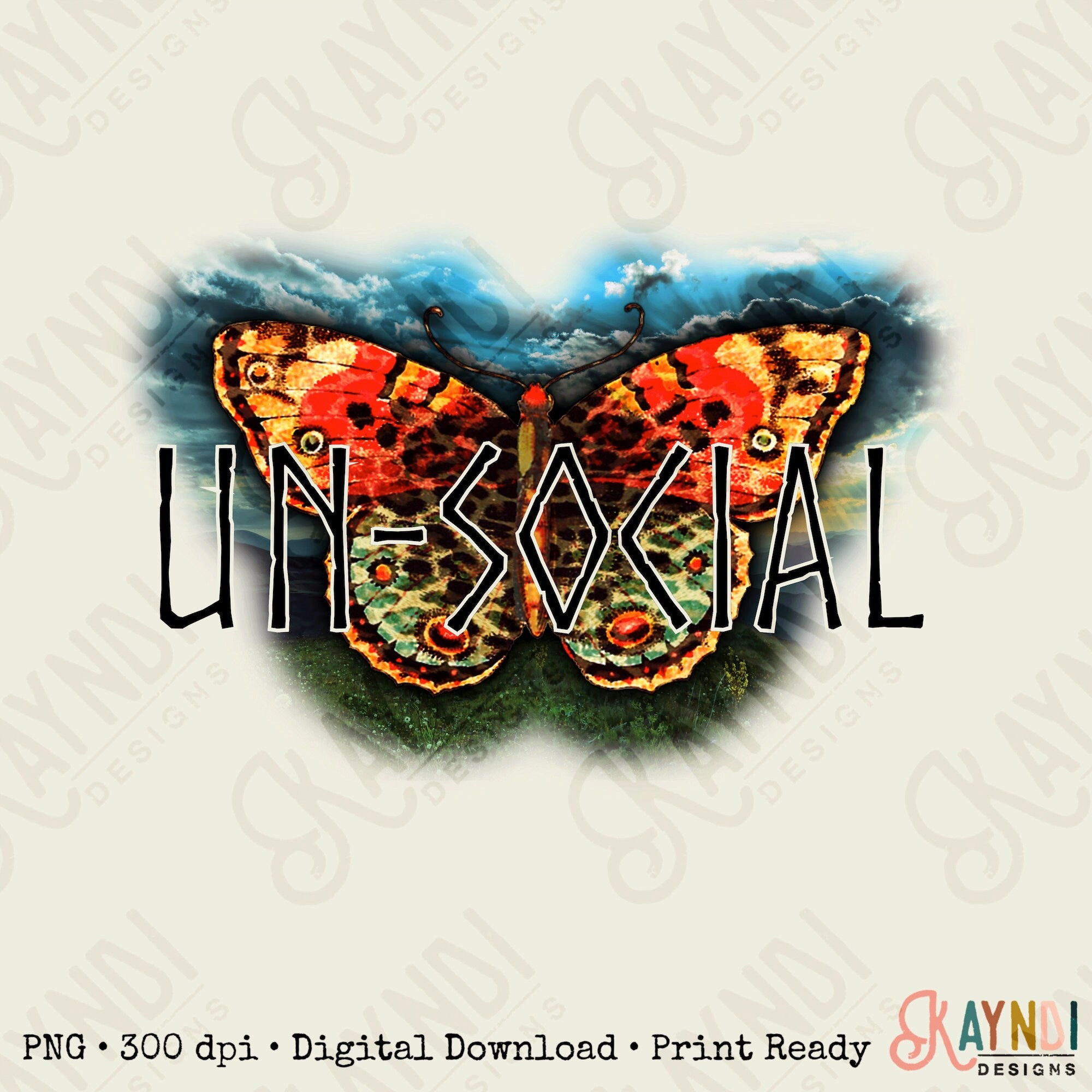Un Social Butterfly Sublimation Design PNG Digital Download Leopard Cheetah Snarky Funny Quote Humor Saying introvert Printable