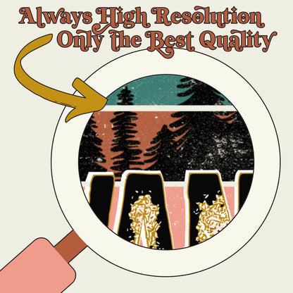 Wander Sublimation Design PNG Digital Download Printable Wanderlust Travel Camping Mountain Adventure Tree Hiking Nature Van Life Camper