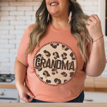Grandma Sublimation Design PNG Digital Download Printable Leopard Mothers Day Mama Mini Cheetah Mom Momma Aunt Grandma Granddaughter Niece