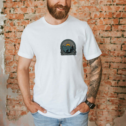 Retro Nature Sublimation Design PNG Digital Download Printable Mens Outdoor Adventure 70s Deer Hunting Season Manly Guys Boys Fathers Day