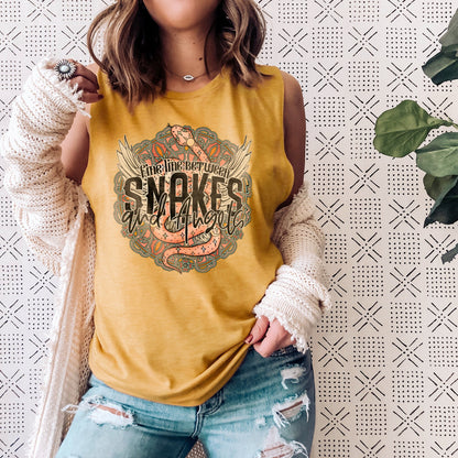 Fine Line Between Snakes and Angels Sublimation Design PNG Digital Download Printable Tattoo Snake Tattoo Wings Boho Mandala Country