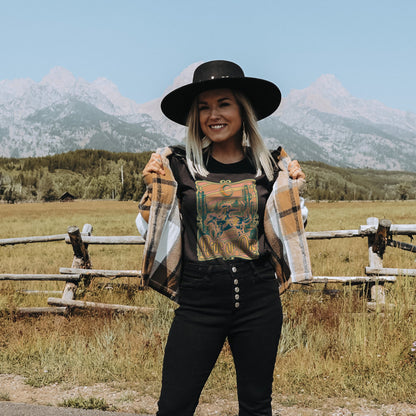 Ride or Die Orange Sublimation Design PNG Digital Download Printable Western Punch Rodeo Horseback Country Southern Retro Cactus Desert