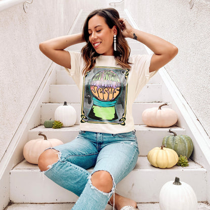 My Fortune is Found in Jesus Sublimation Design PNG Digital Download Printable Christian Halloween Spooky Mama Retro Groovy Crystal Ball