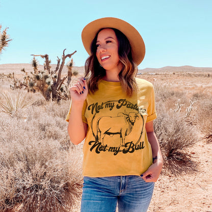 Not My Pasture Not My Bull Sublimation Design PNG Digital Download Printable Brahma Rodeo Cowboy Ranch Southern Western Cattle Farm Barbwire