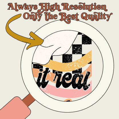 Creepin' it Real Sublimation Design PNG Digital Download Printable Groovy Retro Halloween Skull Skeleton Peace Hippie 70s Bat Checker Pocket