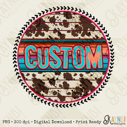 Custom Leopard Serape Sublimation Design PNG Digital Download Printable Leopard Mothers Day Mama Mini Cheetah Mom Momma Western Cow Print