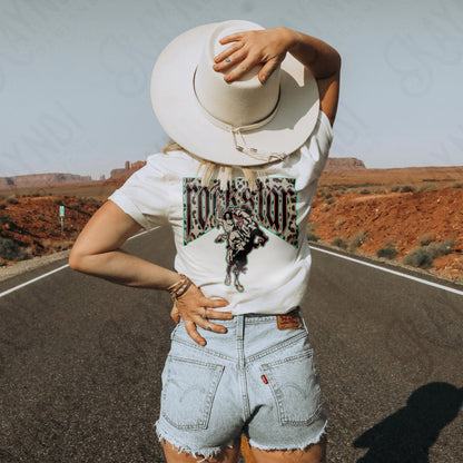 Rockstar Cowgirl | Leopard Western Sublimation Design PNG Digital Download Printable