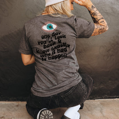 One Day You'll Look Back & Know Exactly Why It Had To Happen Matching Pocket Included Sublimation Design PNG Digital Download Printable