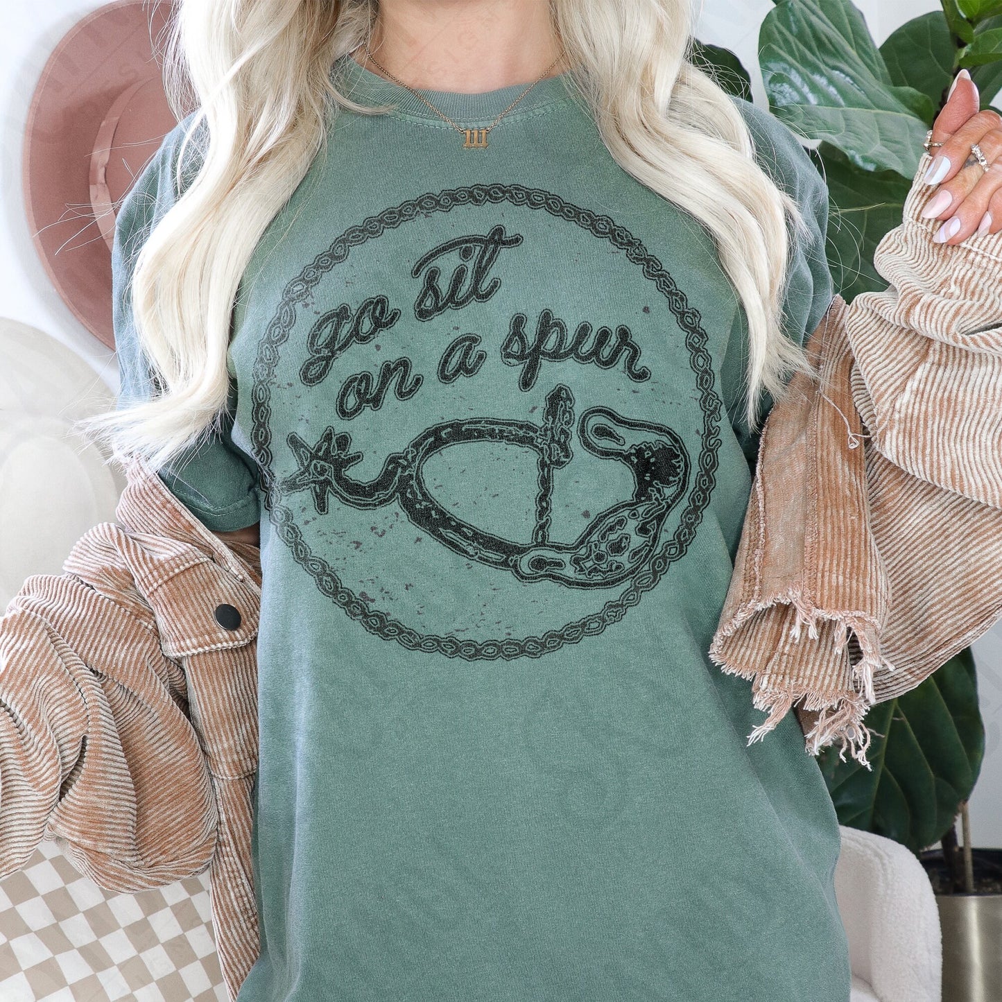 Go Sit On A Spur Single Color | Western Sublimation Design PNG Digital Download Printable