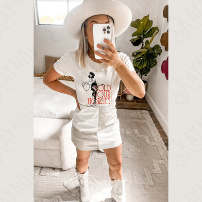 Hold Your Horses Sublimation Design PNG Digital Download Printable