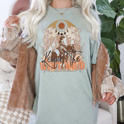 Keepin the West Wild Sublimation Design PNG Digital Download Printable