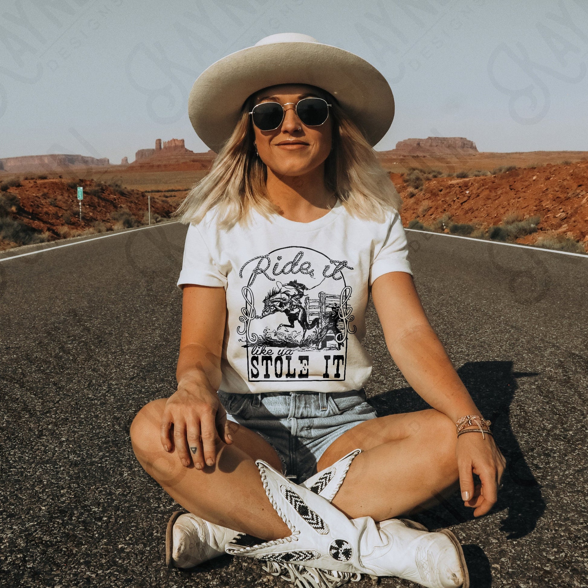 Ride It Like You Stole It Sublimation Design PNG Digital Download Printable