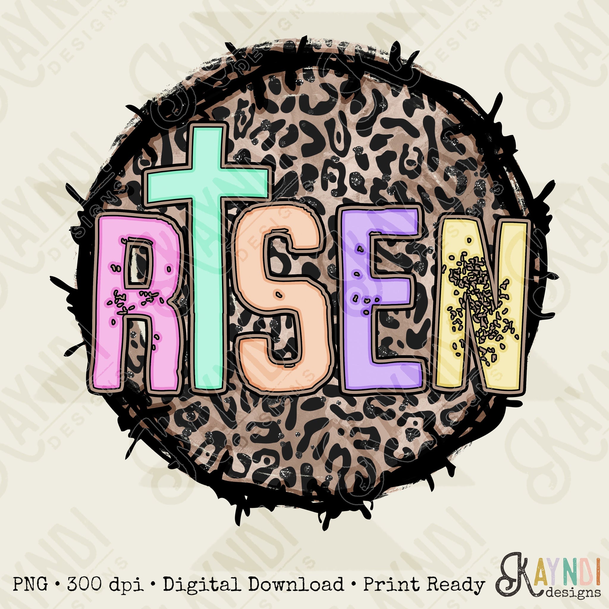 Risen Sublimation Design PNG Digital Download Printable