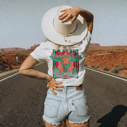 Keep The Wild West Sublimation Design PNG Digital Download Printable