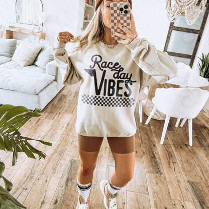 Race Day Vibes Sublimation Design PNG Digital Download Printable