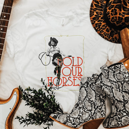 Hold Your Horses Sublimation Design PNG Digital Download Printable