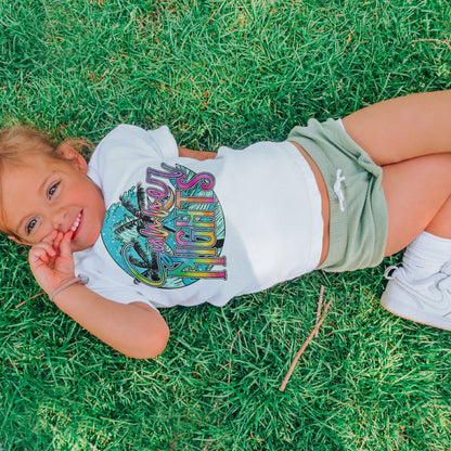 Summer Nights Sublimation Design PNG Digital Download Printable