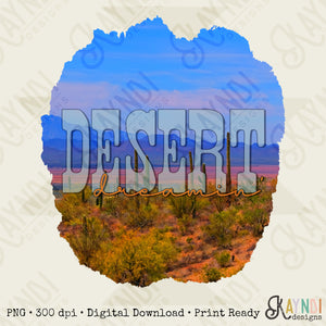 Desert Dreamer Sublimation Design PNG Digital Download Printable
