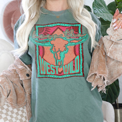 Keep The Wild West Sublimation Design PNG Digital Download Printable