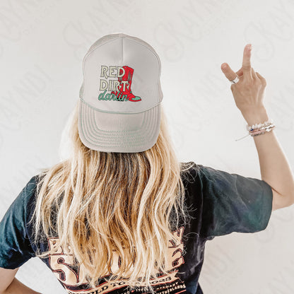 Red Dirt Darlin Sublimation Design PNG Digital Download Printable Texas Oklahoma Outlaw Country Western Southern Rock Cowgirl Boot