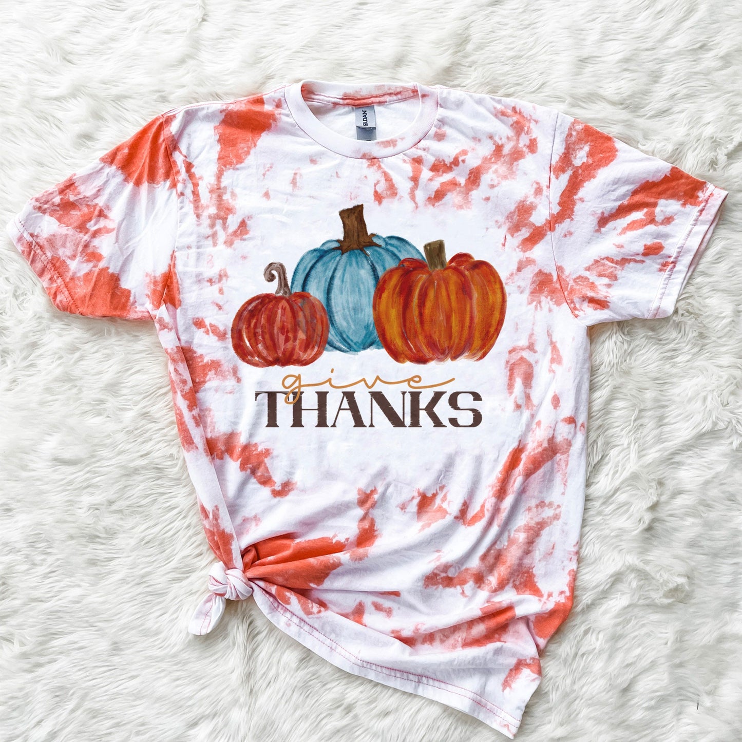 Give Thanks Sublimation Design PNG Digital Download Printable Fall Autumn Watercolor Pumpkins Teal Thanksgiving Harvest Pumpkin Patch
