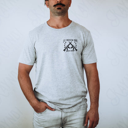 Let Freedom Ring Your Ears Sublimation Design PNG Digital Download Printable 2A Guys Mens Southern Country Single Color