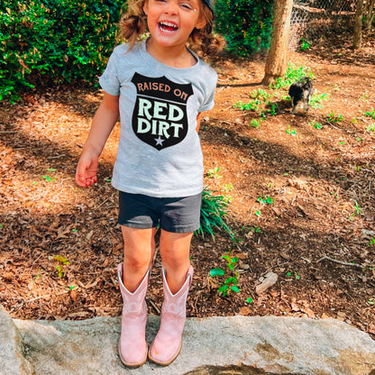 Raised On Red Dirt Sublimation Design PNG Digital Download Printable Texas Oklahoma Outlaw Country Western Southern Rock