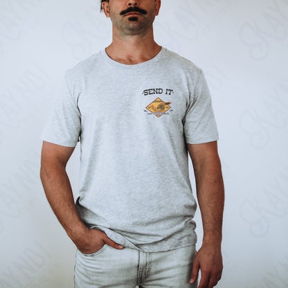 Send It Slow and Steady Racing Co Sublimation Design PNG Digital Download Printable Mens Guys Motocross Supercross Race Car Mechanic Retro