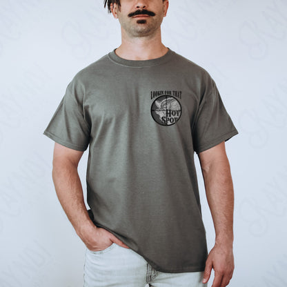 Lookin For That Hot Spot Sublimation Design PNG Digital Download Printable Hog Hunt Hunter Hunting Night Vision Guys Mens Southern Country