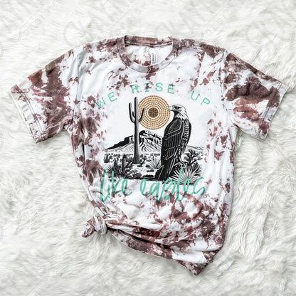 We Rise Up Like Eagles Sublimation Design PNG Digital Download Printable