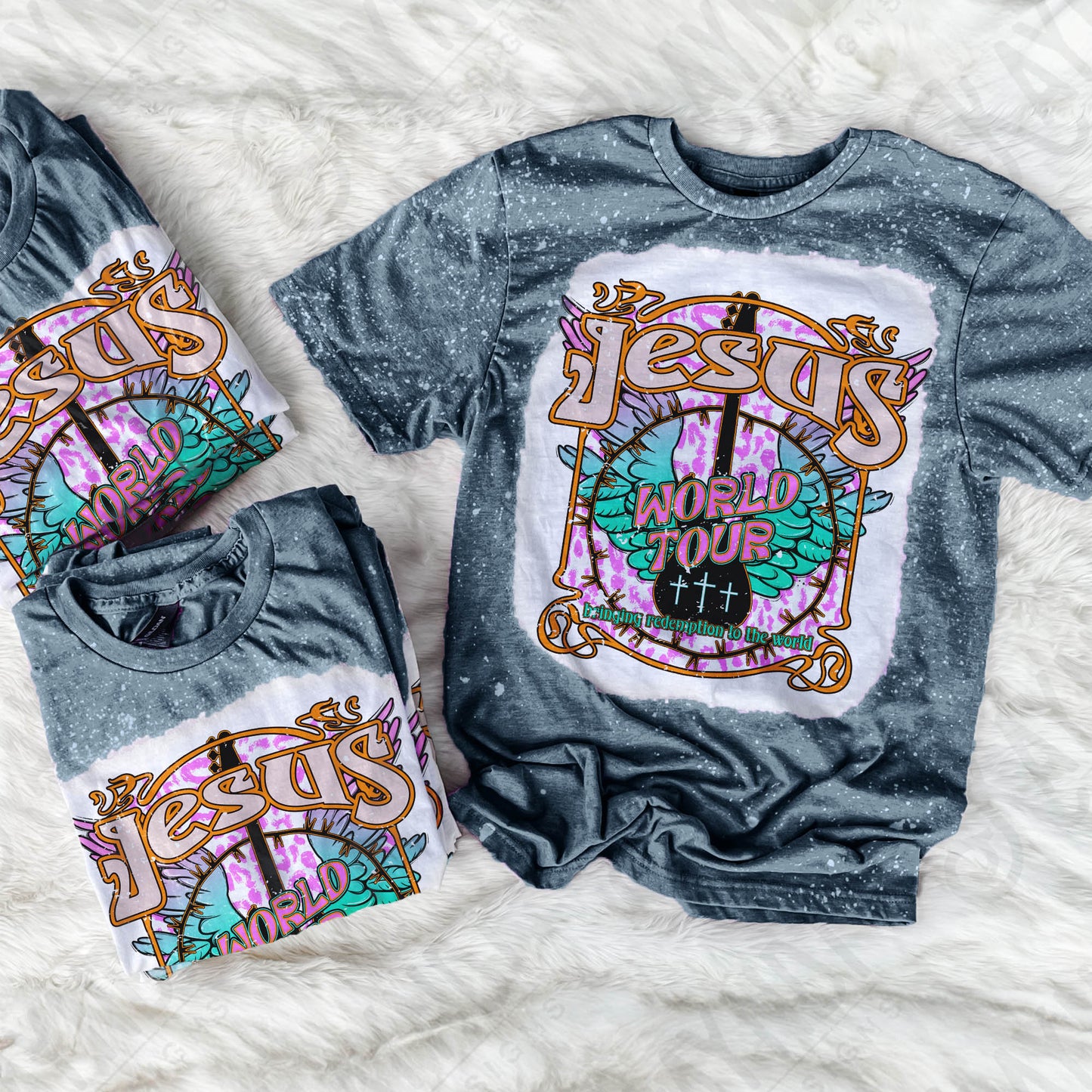 Jesus World Tour Sublimation Design PNG Digital Download Printable