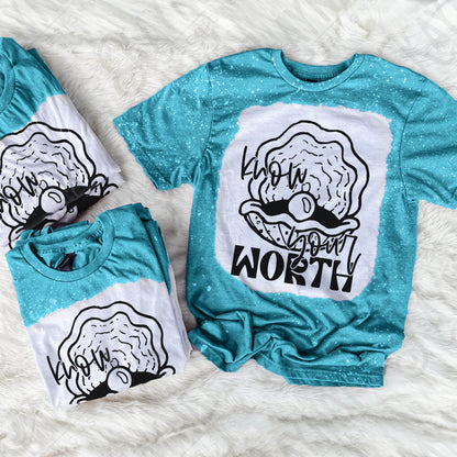 Know Your Worth Single Color Sublimation Design PNG Digital Download Printable