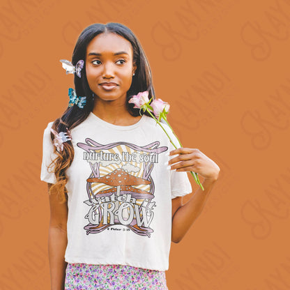 Nurture Your Soul Watch it Grow Sublimation Design PNG Digital Download Printable